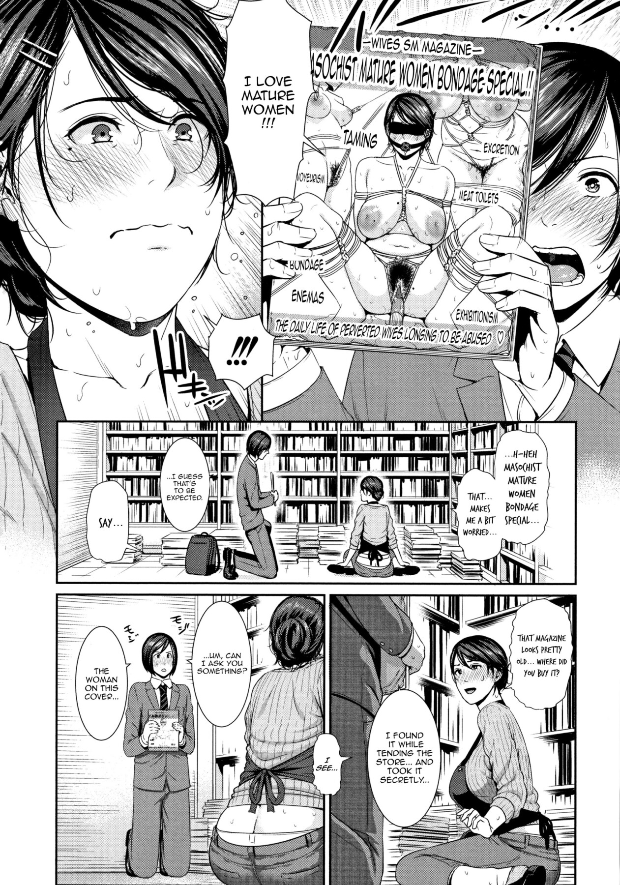 Hentai Manga Comic-Drowning in Sex With Mom-Read-109